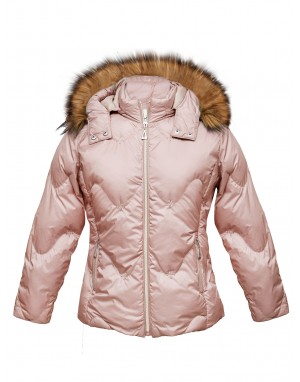 Girls Jacket Quilted Rose Pink